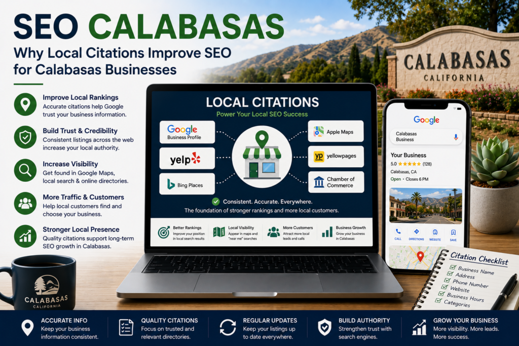 SEO Calabasas helping local businesses improve Google rankings through local citations.